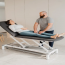 PICASSO XL electric stretcher: two bodies with inclined backrest and variable height by motor PICASSO XL electric stretcher: two bodies with inclined backrest and variable height by motor